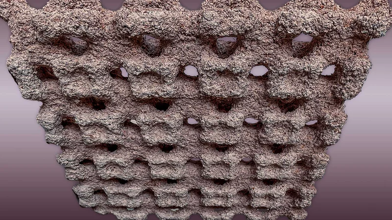 A team of researchers at ETH Zurich has developed a new, moisture-binding material. If this component is used in walls and ceilings, it reduces the humidity indoors. (Photograph: Pietro Odaglia / Josef Kuster)