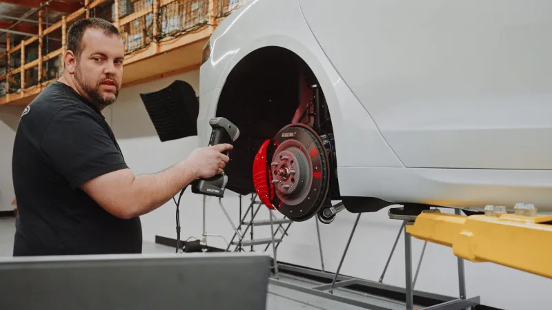 APEX Race Parts uses 3D scanner to stay at the wheel of impressive race car innovation