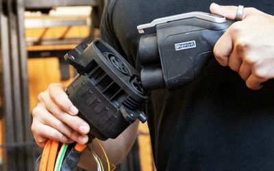 Building a flexible and affordable electric-vehicle charging station