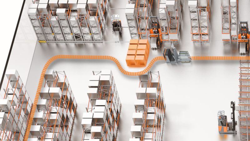 STILL's iGo neo platform operating in a warehouse setting - image credits STILL