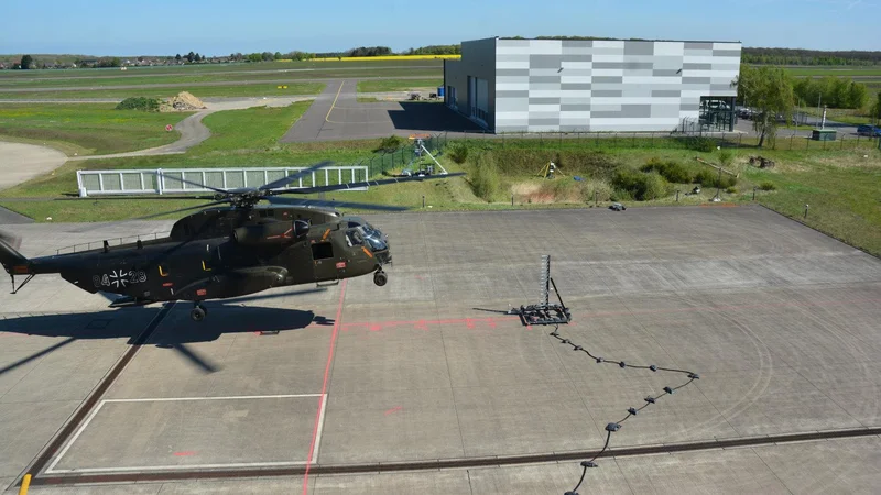 Dancing above the tarmac. Credit: DLR