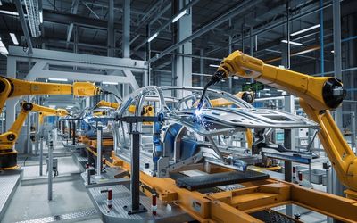 Robots in the Manufacturing Industry: Types and Applications