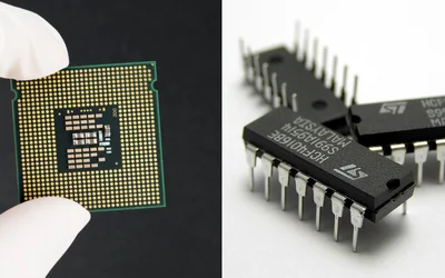 How is a Microprocessor Different from an Integrated Circuit?