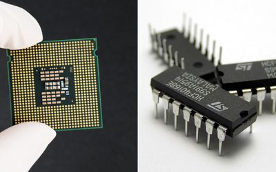 How is a Microprocessor Different from an Integrated Circuit?