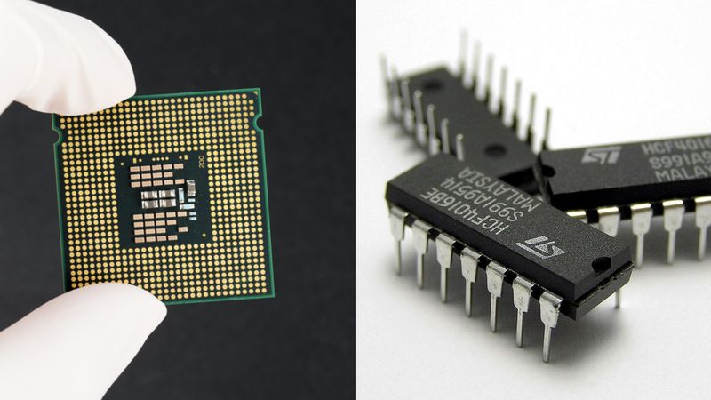 Microprocessor vs Integrated Circuit (IC)