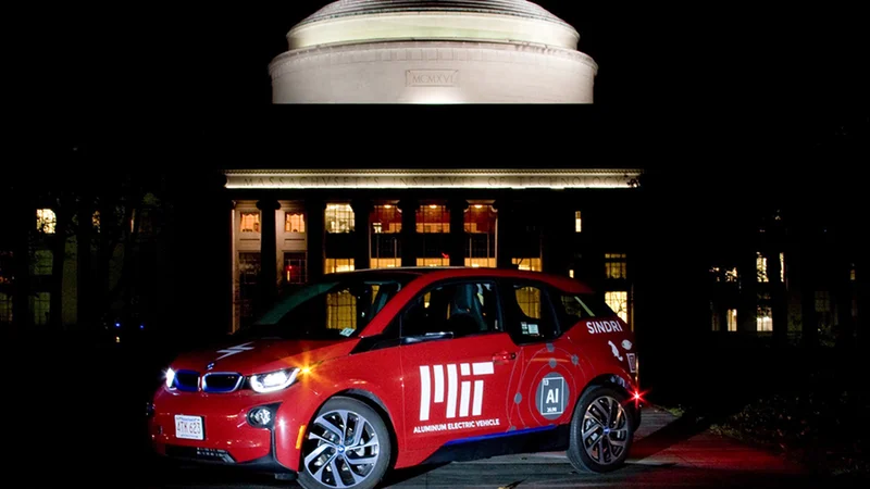 MIT engineers have developed a new aluminum-based process to produce hydrogen gas, that they are testing on a variety of applications, including an aluminum-powered electric vehicle, pictured here. Credit: Courtesy of the researchers