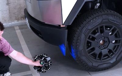 How SCANTECH's NimbleTrack Helps Design Custom Wide Body Kits for the Tesla Cybertruck