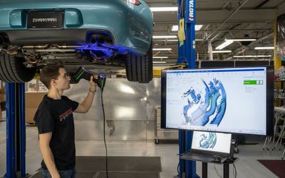 How Handheld 3D Scanner Helps for Porsche Modifications
