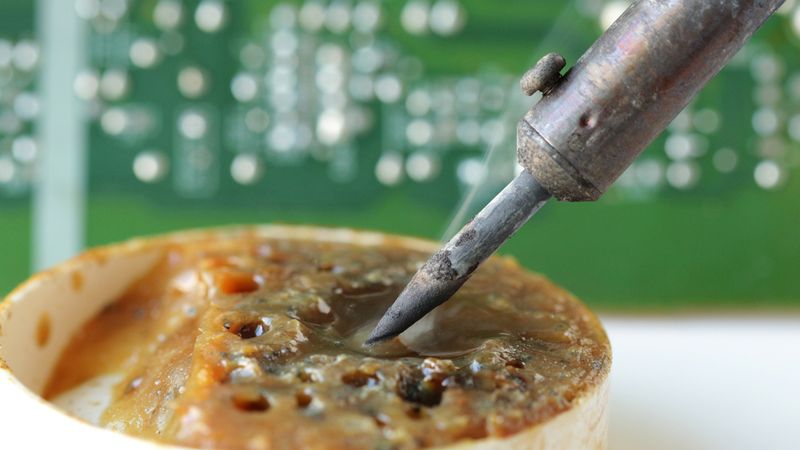 Soldering Paste Solder Rod Cleaning