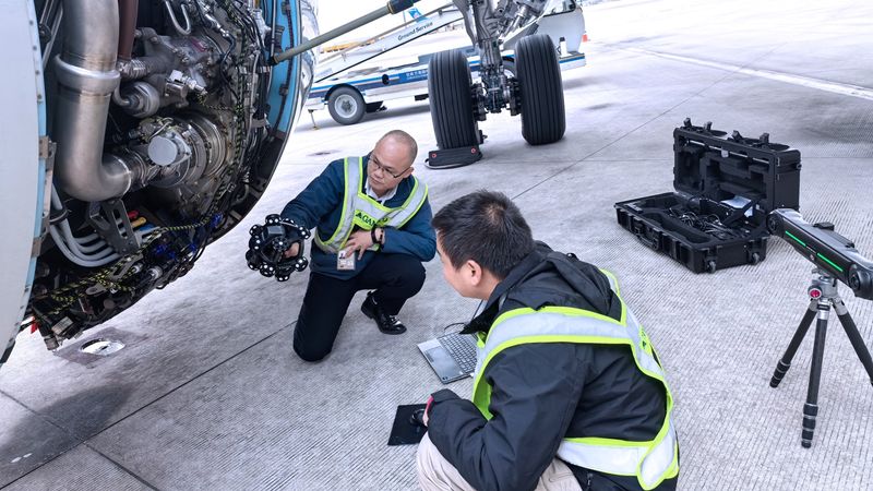 Custom Fixture Solutions for Aircraft Engine Maintenance Using 3D Scanning